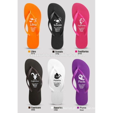 Promoção flip flop de marca de alta qualidade